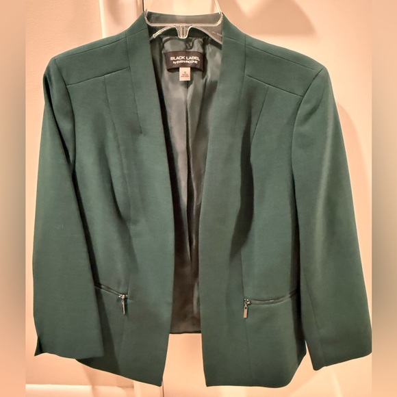 Black Label By Evan Picone Jackets & Blazers - Black Label Women's Forest Green Blazer